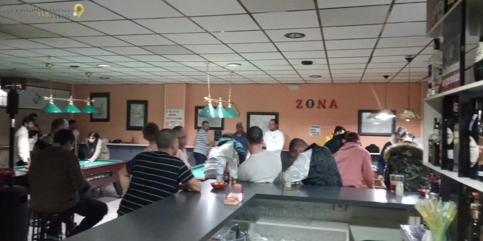 Bar de billares y futbolines en Cáceres Zona