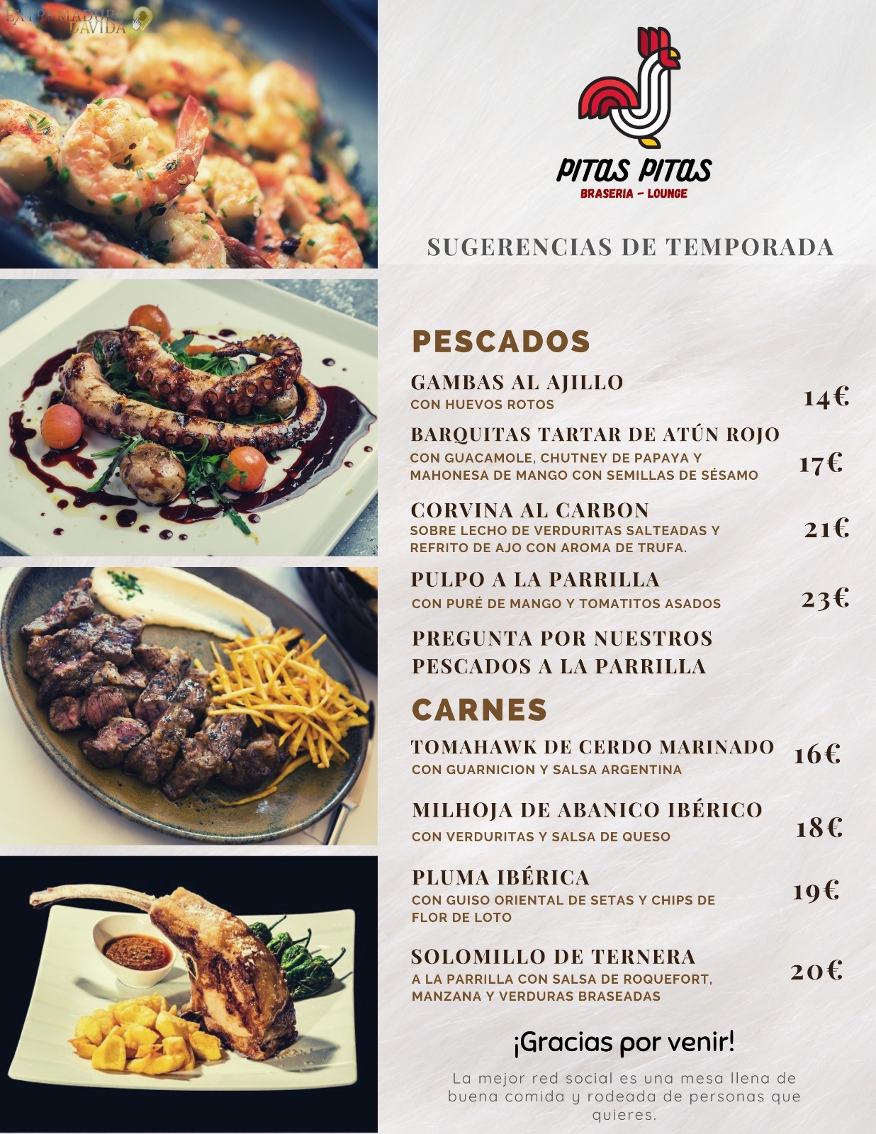 Braseria en Plasencia Restaurante Pitas Pitas