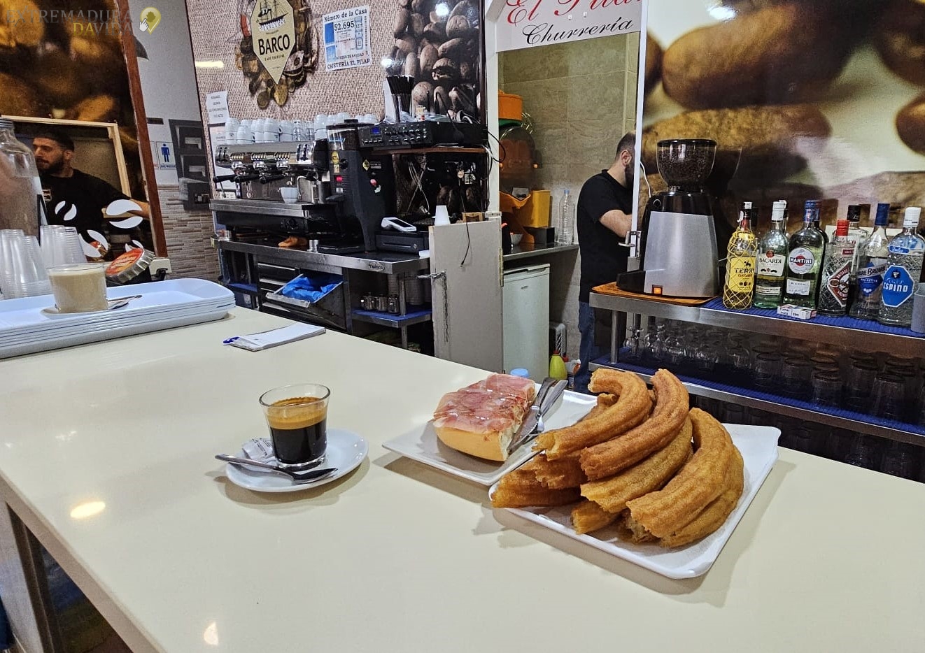 Churreria en Almendralejo desayunos El Pilar 