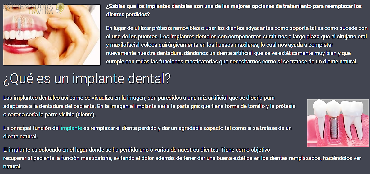 Clínica dental en la Vera Clínica jaraíz de la Vera