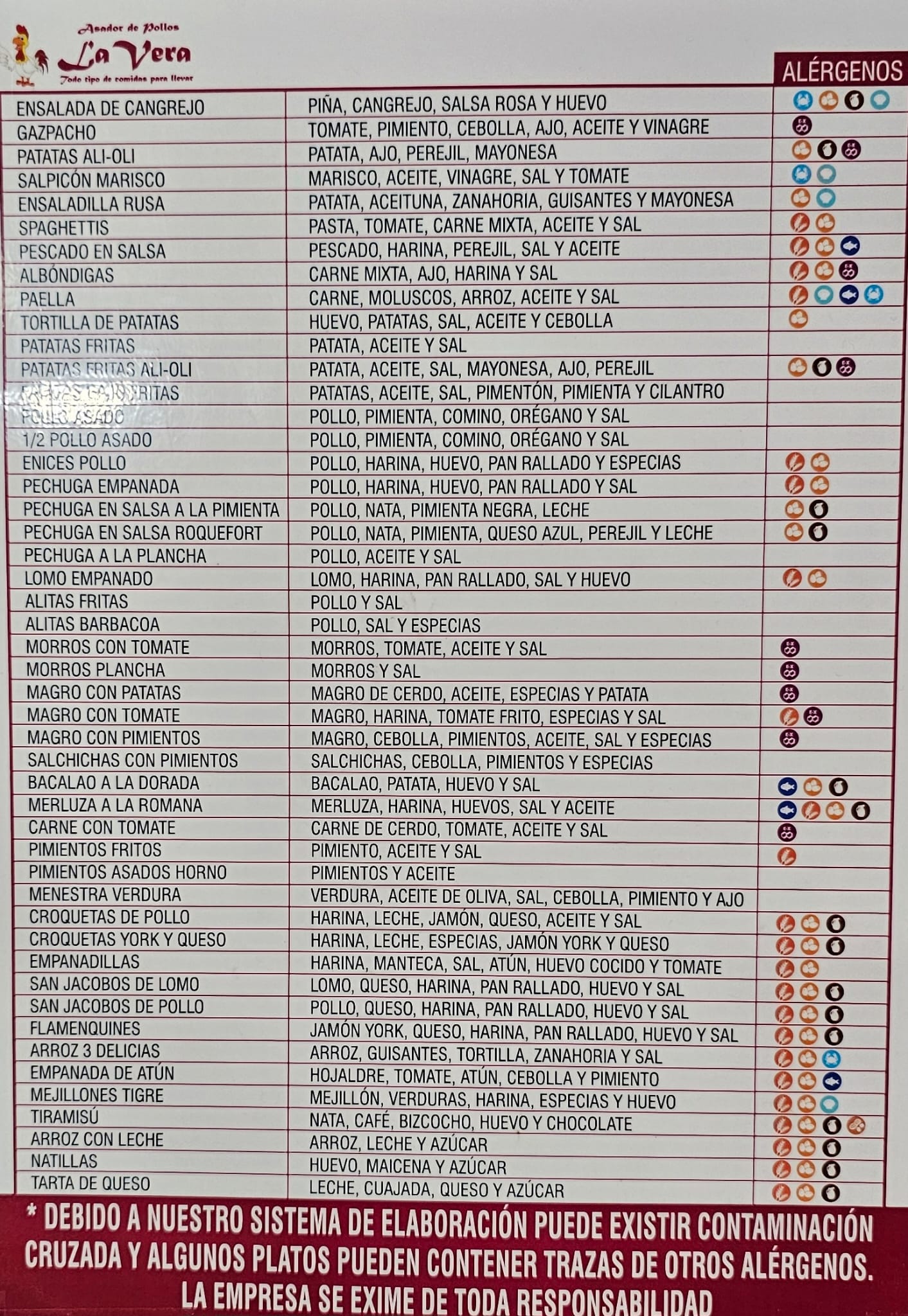 Asador de pollos en la Vera Comida para llevar