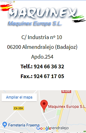 Ferretería industrial Extremadura Maquinex