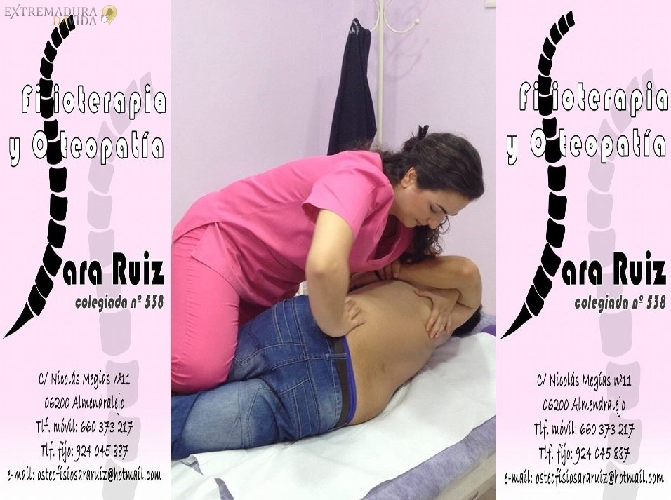 Fisioterapia en Almendralejo Sara Ruiz Osteopatia