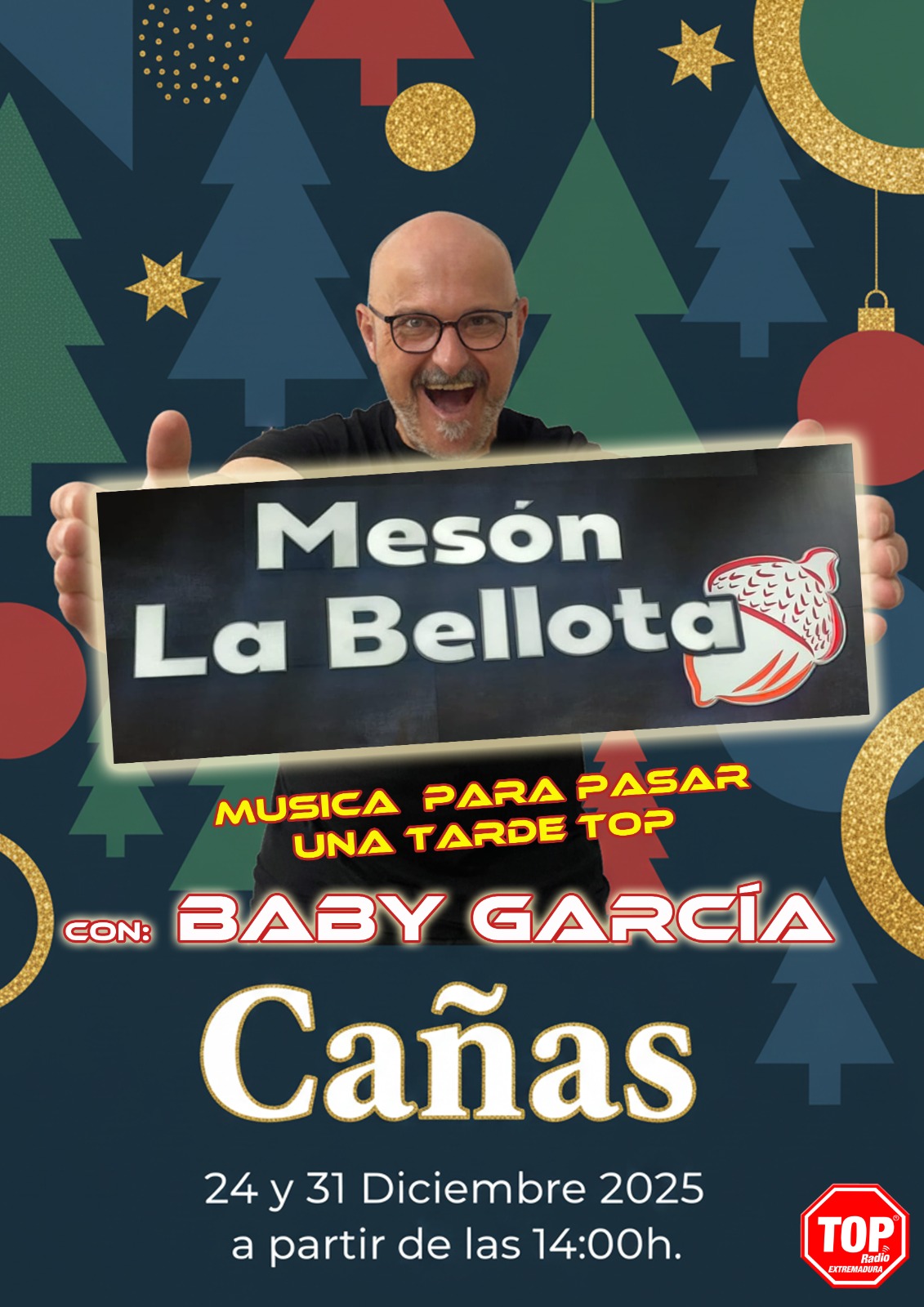 Cáceres cañas en noche buena