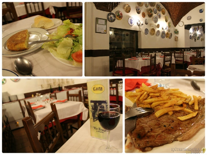 Restaurante en Trujillo La Troya sitio pintoresco