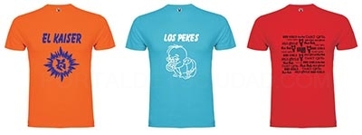 Camisetas personalizadas Merchandising Cáceres Aeco