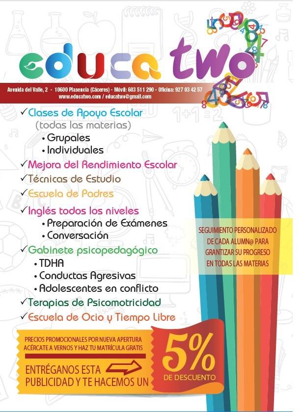 clases particulares plasencia EDUCATWO ingles