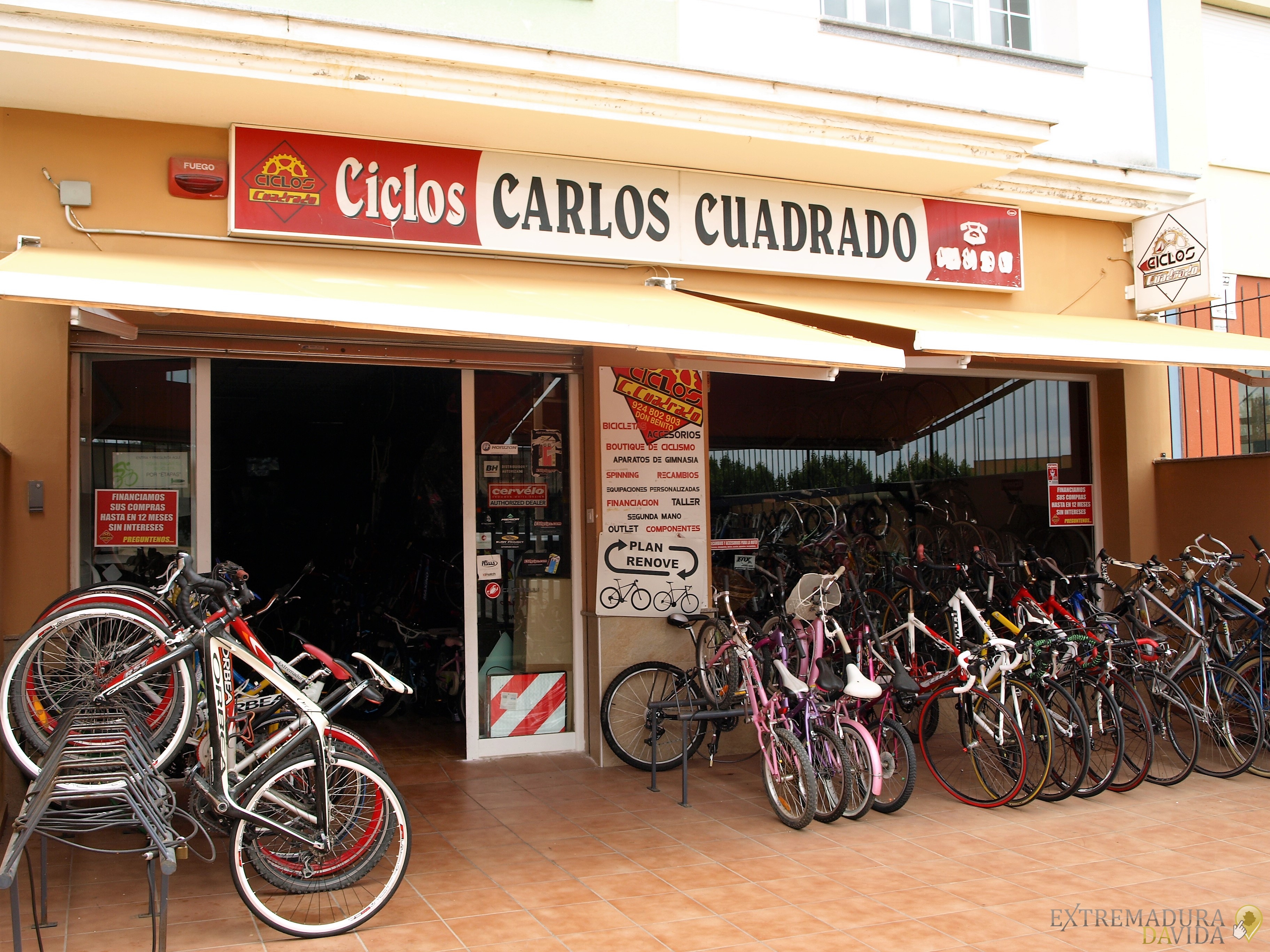 Tienda Taller Bicicletas en Don Benito C.Cuadrado La Serena
