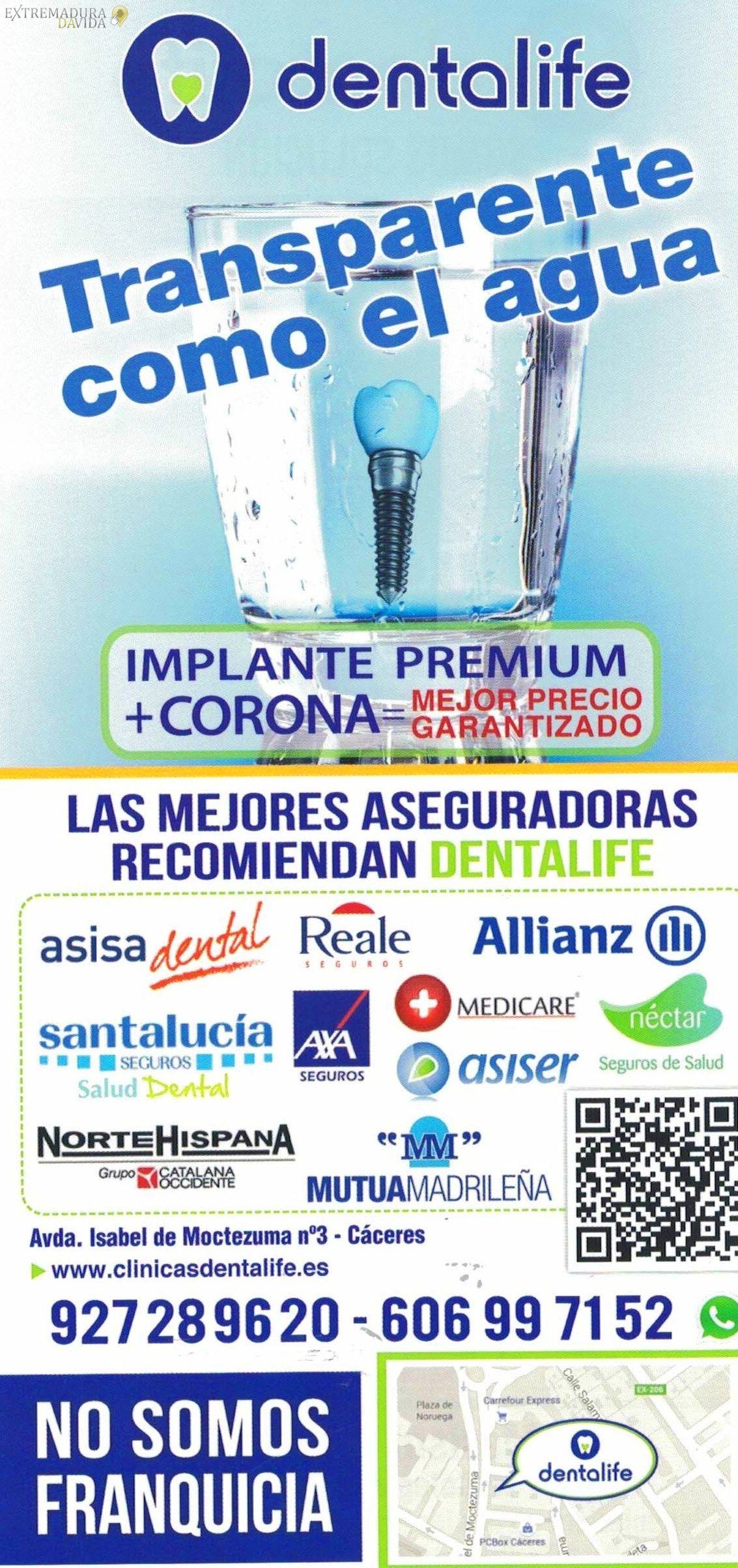 Clinica dental en Cáceres Dentalife 