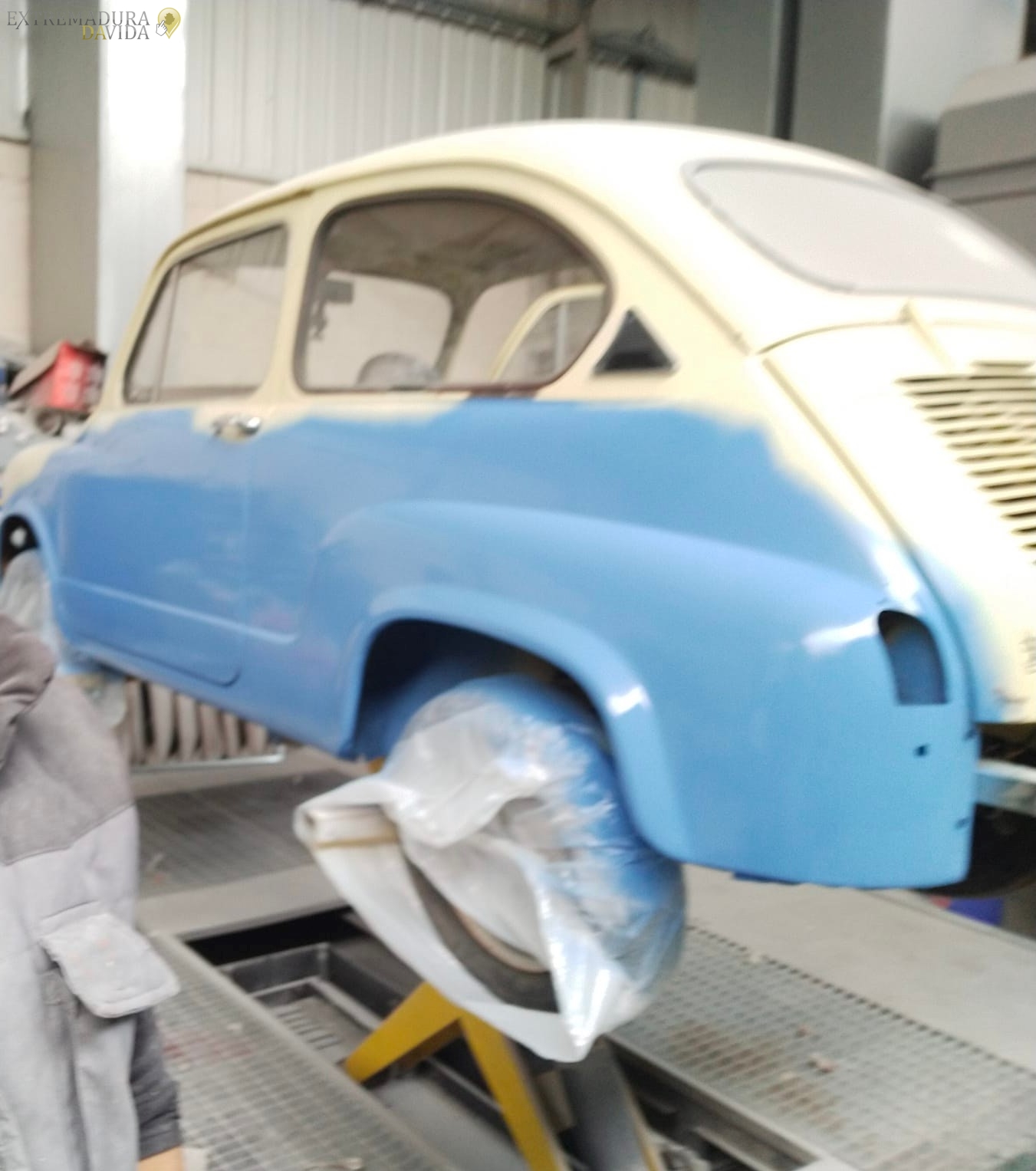 Restauración de coche clásico en Mérida Chapa y Pintura Nony