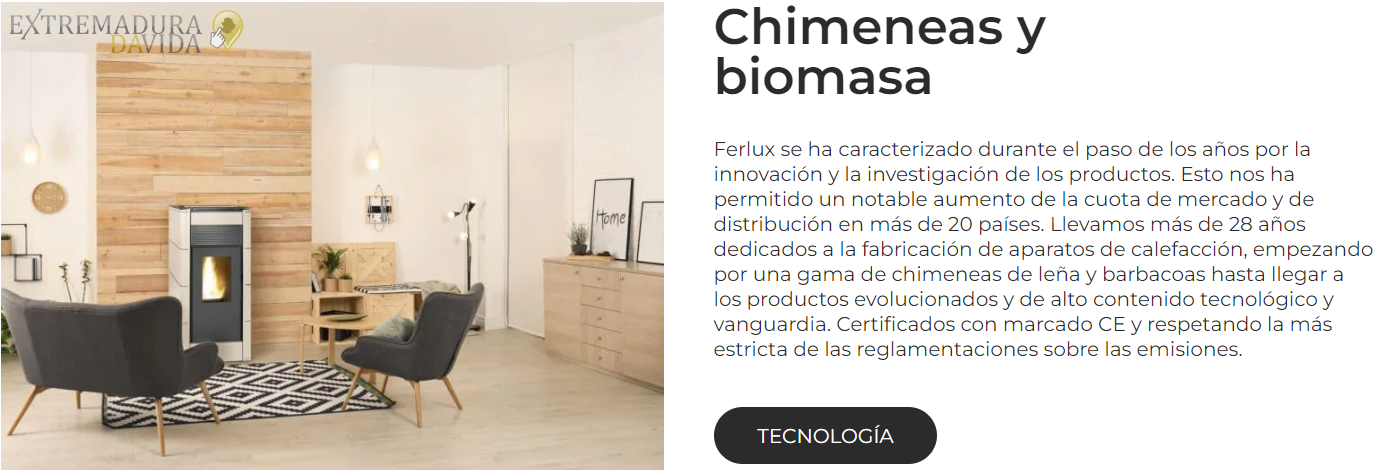 Chimeneas Calderas y Equipos de Biomasa en Extremadura CADBIOEX S.L