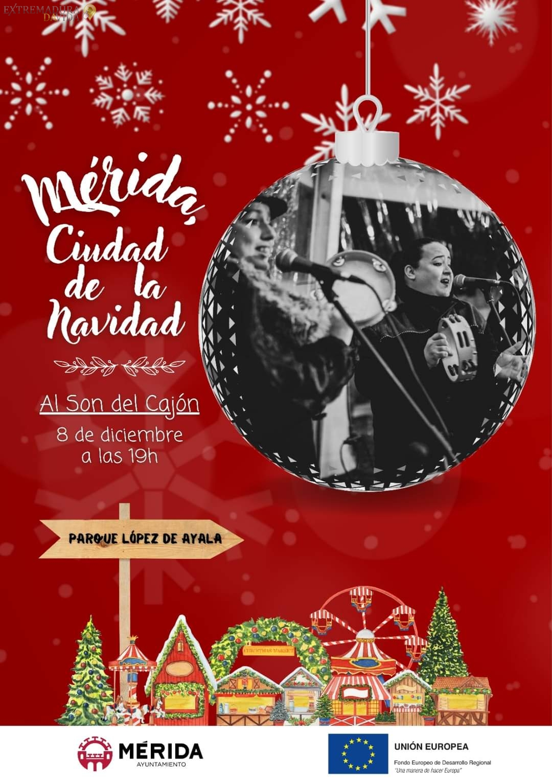 Mercadillo navideño en Mérida 