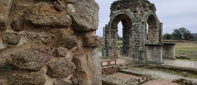 Caparras ciudad romana en Extremadura
